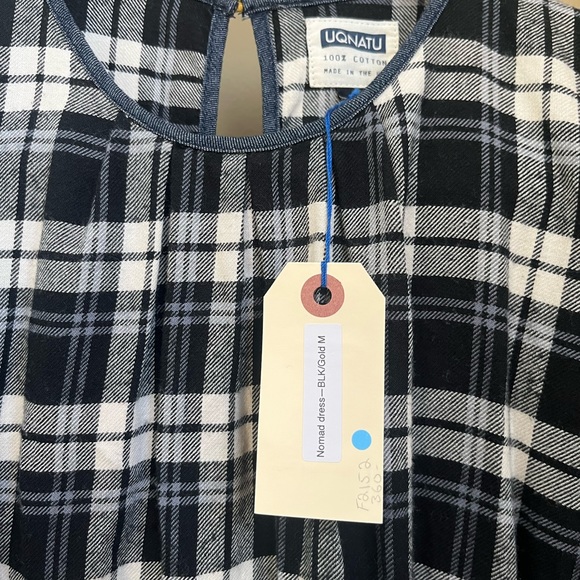 UQNATU Nomad Dress - Mixed Plaid Size Snall & Medium - Picture 9 of 13